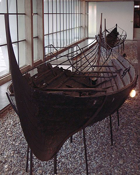 The Skuldelev viking boat.