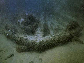 The anchor of Buiten Ratel wreck.