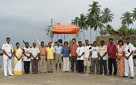 Group photo of the trainers and participants.