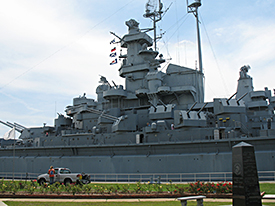 The USS Alabama.
