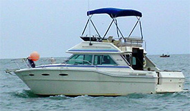 The R/V Sea Dragon operating in Lake Erie (Photo by Gary Humel).