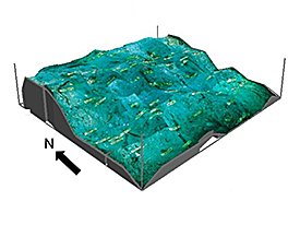 Figure 3. Three dimensional view in GIS software.