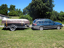 Overloading your car like this will cause it to break down.