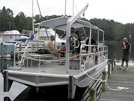 ECU dive barge