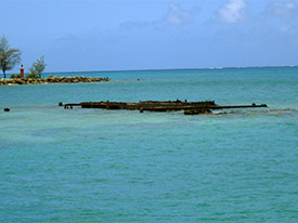 World War Two barge.